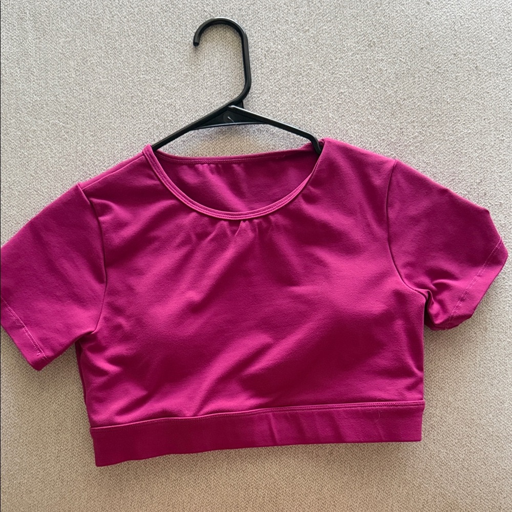 NVGTN Fuchsia Crop Top